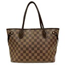 LOUIS VUITTON Louis Vuitton N51109 ネヴァーフルPM トートバッグ ダミエ □□USED-B