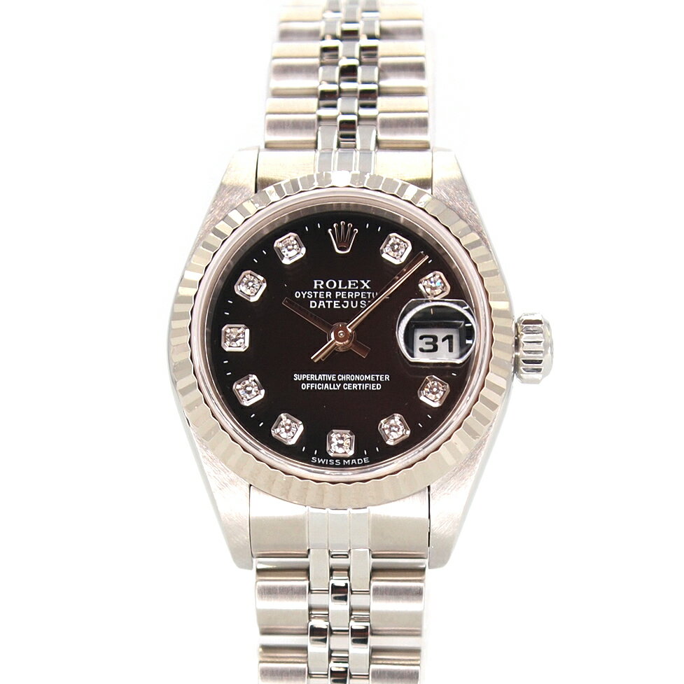 å Rolex 69174G ǥȥ㥹 ֥å 10P䢢USED-SA