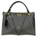 LOUIS VUITTON ルイ・ヴィトン M44421 VトートMM モノグラム・アンプラント ノワール ブラック □□ USED-A(4)