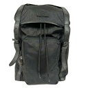 GUCCI グッチ 510336 バックパック GGリュックサック ブラック □□ USED-A