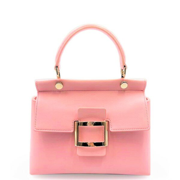 Roger Vivier 2Wayバッグ ハンドバッグ ショルダーバッグ ピンク系 ゴールド金具 ストラップ付き バッグ ロジェ ヴィヴィエ レディース USED-Sのサムネイル