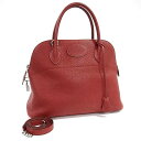 【中古】HERMES ボリード 31 029812CK-54 トリヨン クレマンス ルージュ ガランス 2011 □O 刻印 ROUGE GARANCE ショル...