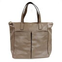 【中古】Anya Hindmarch トートバッグ カーキ/ブラウン ゴールド金具 タッセル ファスナー チャーム バッグ アニヤ ハインドマーチ レディース ...