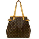 LOUIS VUITTON M51153 バティニョール・ヴェルティカル 廃番 モノグラム トート バッグ □□ USED-A