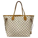 LOUIS VUITTON ルイヴィトン N51107 ネヴァーフルMM ダミエ アズール トートバッグ □□ USED-B