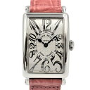 【中古】FRANCK MULLER 902QZ ロングアイランド クォーツ 国内正規品 社外オーダーベルト フランクミュラー ボーイズ ユニセックス ブランド ...