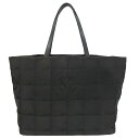 CHANEL A47147 ニュートラベルライン トート MM ブラック 黒 ブラウン系 トート バッグ ナイロン ハンドバッグ 手提げ バッグ シャネル レデ...