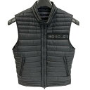 MONCLER モンクレール G10911 A11900 ダウンベスト サイズ2 ブラック メンズ □□USED-B