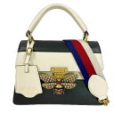 GUCCI グッチ 476541 2WAYバッグ クイーンマーガレット Beeモチーフ □USED-A