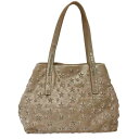 JIMMY CHOO ジミーチュウ スタッズ トートバッグ □□USED-B