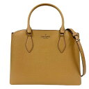 kate spade ケイトスペード WKR00437 2WAYバッグ ベージュ系 □□USED-SS
