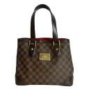 LOUIS VUITTON ルイ・ヴィトン N51205 ハムステッド PM ダミエ エベヌ ハンドバッグ□□USED-AB