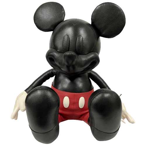 COACH コーチ 3923 Disney × COACH ミッキーマウスドール ミッキーマウス ディズニー レディー メンズ レザー ブラック レッド ヌイグ...