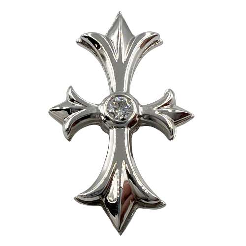 【中古】ペンダントトップ クロストップ Pt900 プラチナ 12.2g ダイヤモンド D0.314ct G VS2 アクセサリー ジュエリー □□USED-S...