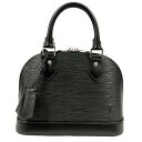 LOUIS VUITTON ルイヴィトン M40862 アルマ BB エピ ブラック 2WAYバッグ □□ USED-S