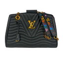 LOUIS VUITTON ルイ・ヴィトン M51496 ニューウェーブ チェーントート 3Way 斜め掛け □□ USED-AB