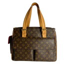 LOUIS VUITTON ルイヴィトン M51162 ミュルティプリ シテ モノグラム キャンバス トートバッグ □□USED-B