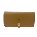 HERMES エルメス ドゴン ロング 長財布 ベージュ系 Y刻印 2020年 □□ USED-S