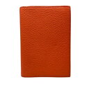 HERMES エルメス アジェンダPM 手帳カバー オレンジ系 A刻印 2017年 □□ USED-SA