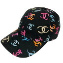 CHANEL シャネル ベースボール キャップ 帽子 キャップ帽 ココマーク レディース □□USED-SS