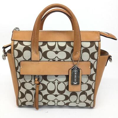 COACH【コーチ】2WAY ショルダーバッグ　ハンドバッグ　A-1494-30168　レディース　シグネチャー【中古品/USED-B】質屋　かんてい局那覇店　n3100432927300098のサムネイル