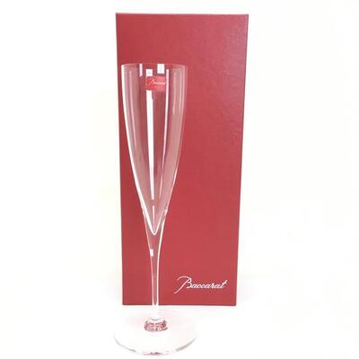 Baccarat【バカラ】シャンパン　フルート　ドンペリ　1客　シャンパングラス　クリスタル【中古品/USED-AB】質屋　かんてい局那覇店　n3103078927300003