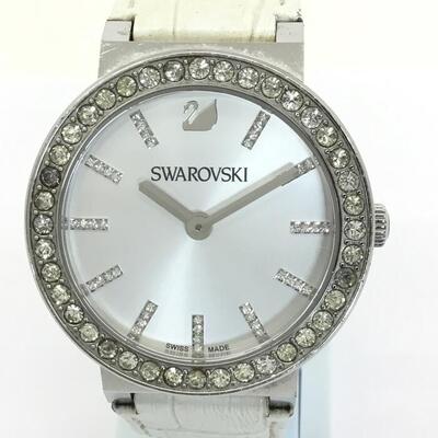 SWAROVSKI【スワロフスキー】クォーツウォッチ　レディース　腕時計　ホワイト【中古品/USED-B】質屋　かんてい局那覇店　n3100209927300017