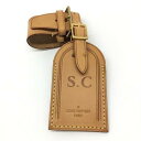LOUIS VUITTON【ルイヴィトン】ネームタグ ポワニエセット ヌメ革 イニシャル入り S.C【中古品/USED-AB】質屋 かんてい局那覇店 n2010...