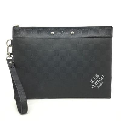 LOUIS VUITTON【ルイヴィトン】ポシェット　トゥ・ゴー　クラッチバッグ　N60502　ダミエアンフィニ×ダミエグラフィット【中古品/USED-AB】質屋　かんてい局那覇店　n3101331927300053