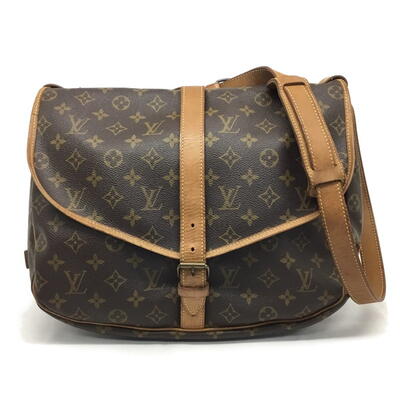 LOUIS VUITTON【ルイヴィトン】※訳アリ※ ソミュールGM M40662 モノグラム ショルダーバッグ 男女兼用【中古品/USED-C】質屋 かんてい局那覇店 n3100427927300404