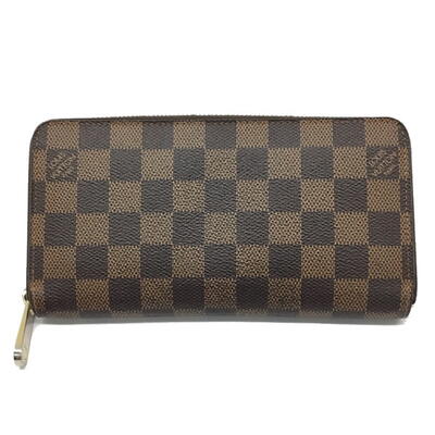 ☆母の日セール 5月31日迄☆LOUIS VUITTON【ルイヴィトン】ジッピーウォレット N41661 ラウンドファスナー長財布 ダミエエべヌ【中古品/USED-B】質屋 かんてい局那覇店 n3101558927300281