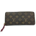 LOUIS VUITTON【ルイヴィトン】ポルトフォイユ クレマンス M60742 モノグラム ラウンドファスナー長財布【中古品/USED-AB】質屋 かんてい...