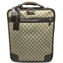 GUCCI【グッチ】GGスプリーム キャリーケース 131170 ビジネスバッグ 旅行鞄 ブラウン系 男女兼用【中古品/USED-B】質屋 かんてい局那覇店 n...