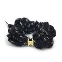 CELINE【セリーヌ】レイユールシュシュ ヘアアクセサリー ゴム FMB1203 シルク ブラック【中古品/USED-AB】質屋 かんてい局那覇店 n3103...
