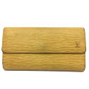 LOUIS VUITTON【ルイヴィトン】ポルトモネクレディー M63579 二つ折り長財布 エピ イエロー【中古品/USED-B】質屋 かんてい局那覇店 n3...