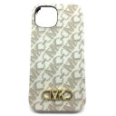 MICHAEL KORS【マイケルコース】アイフォンケース iPhone15 スマホケース ホワイト×ゴールド金具【中古品/USED-A】質屋 かんてい局那覇店...