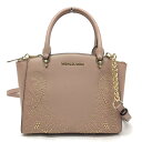 MICHAEL KORS【マイケルコース】2WAYハンドバッグ ショルダーバッグ レザー ピンク系 ゴールド金具 レディース【中古品/USED-AB】質屋 かん...