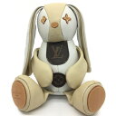 LOUIS VUITTON【ルイヴィトン】ドゥドゥ ルイスウサギ GI0367 レザー モノグラム ぬいぐるみ 置物 インテリア【中古品/USED-AB】質屋 ...