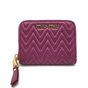 miumiu【ミュウミュウ】マトラッセ コインケース 小銭入れ 5MM268 レザー パープル系 レディース【中古品/USED-B】質屋 かんてい局那覇店 n3...
