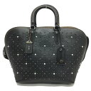 COACH【コーチ】ダコタサッチェルスタッズ 2WAYハンドバッグ ショルダーバッグ レザー ブラック 12163【中古品/USED-AB】質屋 かんてい局那覇...