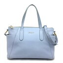 FURLA【フルラ】2WAY ハンドバッグ ショルダーバッグ レザー ライトブルー系 レディース【中古品/USED-B】質屋 かんてい局那覇店 n3100919...