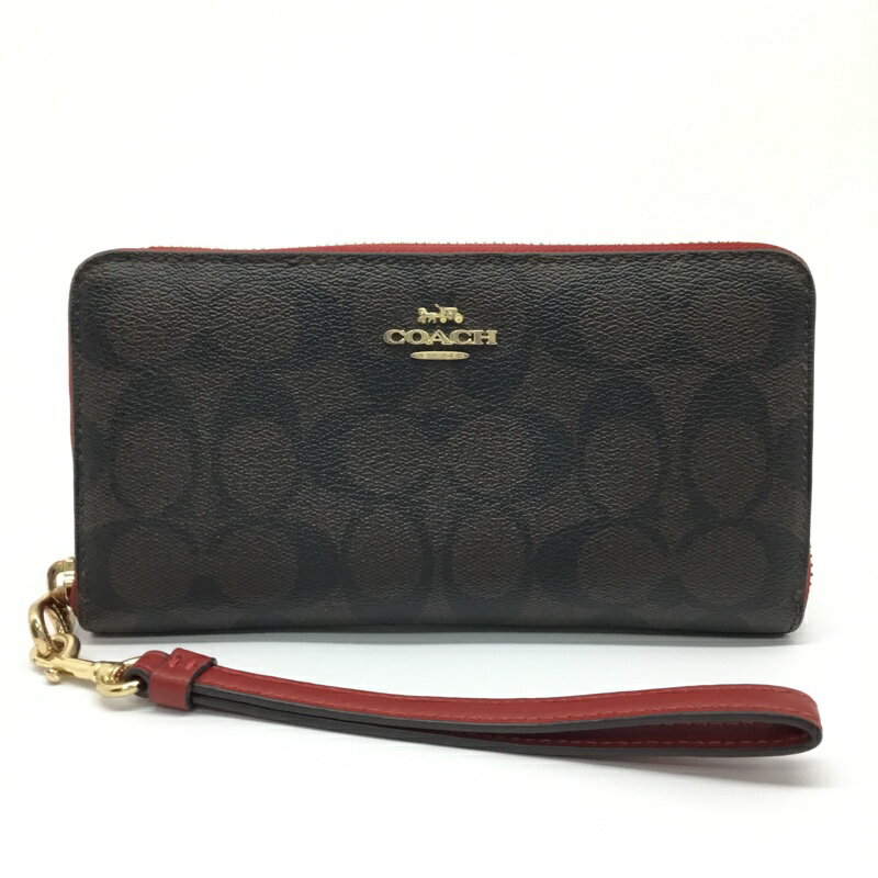 【中古】COACHラウンドファスナ...