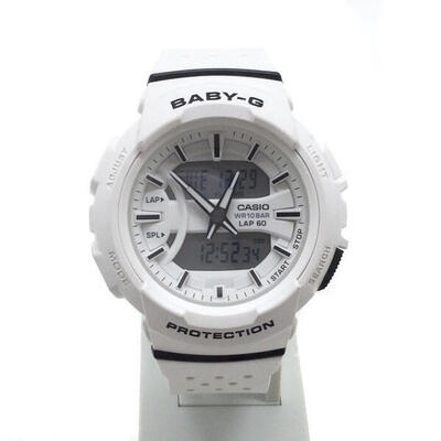 CASIO　カシオ　BGA-240　BABY-G　クォーツウォッチ　レディース　ホワイト　10気圧防水 【約:17cm】 【 USED-AB 】 k3100224927400009　かんてい局コザ山内店