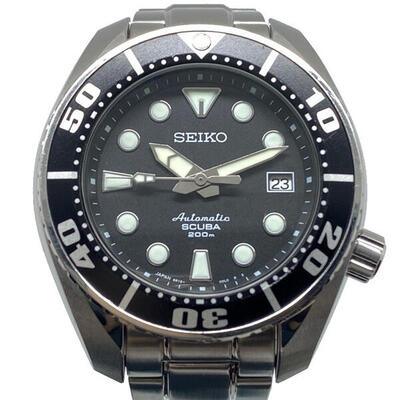 SEIKO　セイコー　SBDC001/6R15-00GO　ダイバー スキューバー　自動巻き　ブラック ...