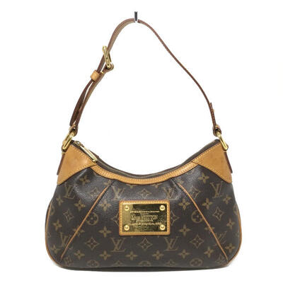 ショルダーバッグ LOUIS VUITTON　ルイヴィトン　M56384　テムズPM　ショルダーバッグ　レディース 【SD3069】 モノグラム キャンバス×レザー　ブラウン×ベージュ×ゴールド金具 【 USED-B 】 k3100427927400270　送料無料　かんてい局コザ山内店