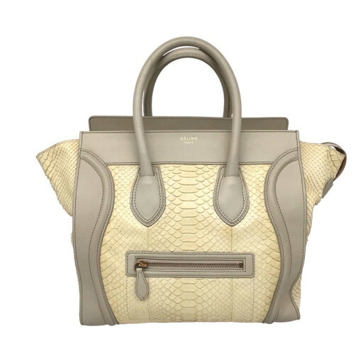 CELINE セリーヌ ラゲージハンドバッグ トートバッグ パイソン レディース【USED-B】質かんてい局コザ山内店 k3100561927400008 CELINE セリーヌ ラゲージハンドバッグ トートバッグ パイソン レディース【USED-B】質かんてい局コザ山内店 k3100561927400008
