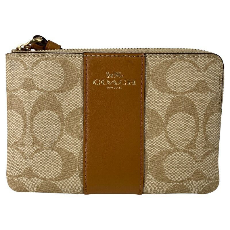 COACH コーチ 58035 シグネチャー リストレットポーチ 【USED-A】 かんてい局コザ山内店 k3102581927400043