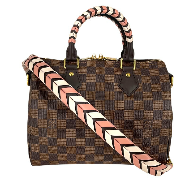 LOUIS VUITTON　ルイヴィトン　N40450　スピーディー25　ダミエ　デザインストラップ【USED-AB】かんてい局コザ山内店　k1234567891234567(4)