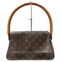 LOUIS VUITTON　ルイヴィトン　M51147　ミニルーピング　MI0031　モノグラム・キャンバス×ブラウン×ベージュ×ゴールド金具 　USED-B　g3100427927900038　送料無料　かんてい局宜野湾愛知店