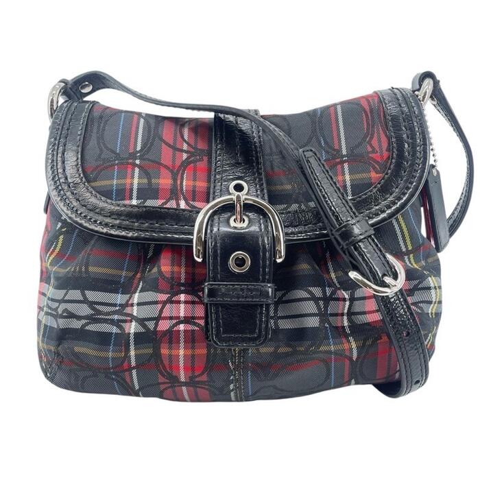 COACH コーチ ショルダーバッグ レディース 縦型 レザー 2way